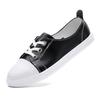 2022 Summer Women's Trendy White Faux Lace Korean-Style Board Shoes with Soft Upper and Sole