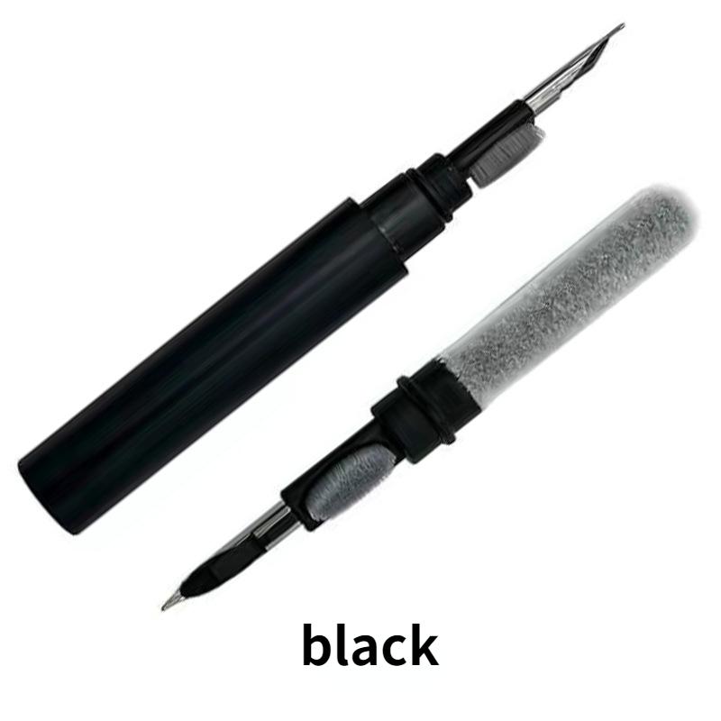 

Ручка для чистки наушников Bluetooth для Air Pods, портативный беспроводной чехол для наушников 3-в-1, набор инструментов для чистки, щетка для чистки 3in1 чёрный