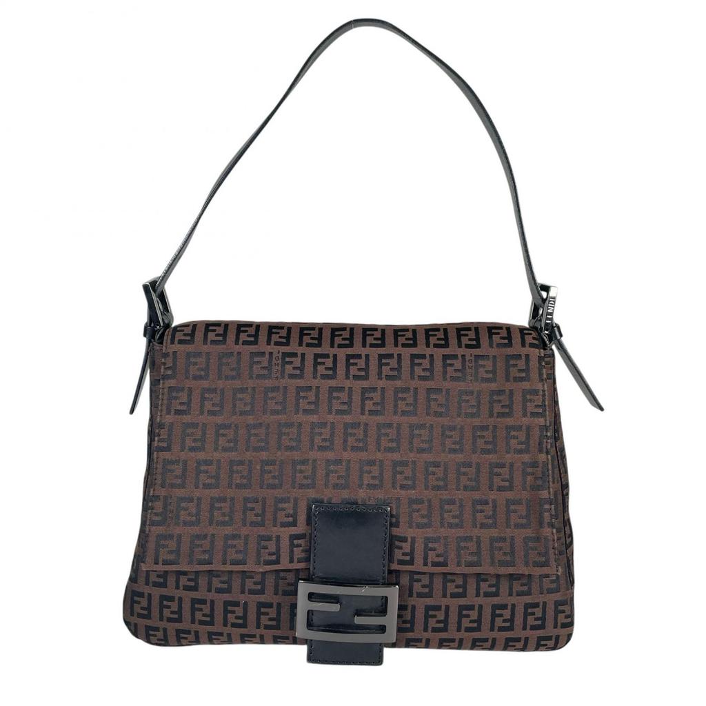 FENDI Mamma bucket Handbag Brown Women used