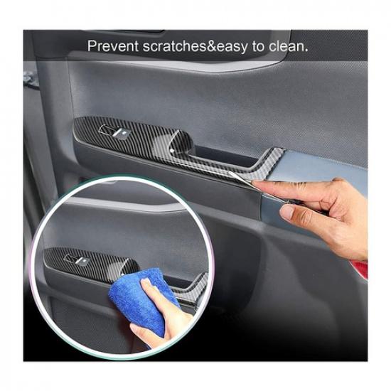 Car Window Lift Switch Panel Cover Trim For Ford Bronco Sport 21+Carbon Fiber