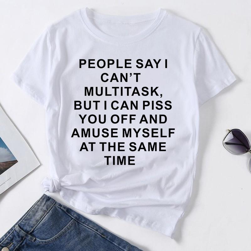 Women T Shirts,"Piss You Off" Tee, Cute Shirts for Fashion Casual Wear