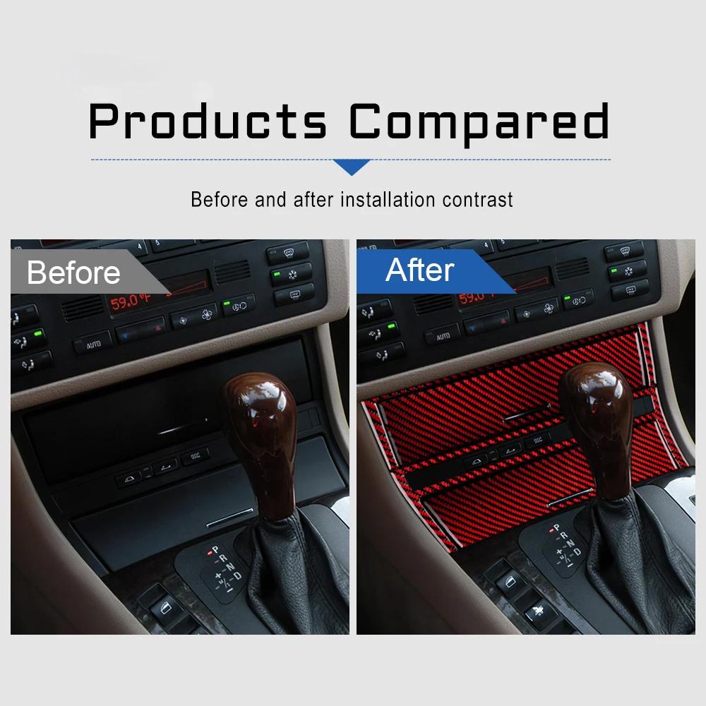 For BMW E46 1998-2006 - Real Carbon Fiber Air Conditioning Knob Trim, Premium Exact Fit Sporty Interior Enhancement