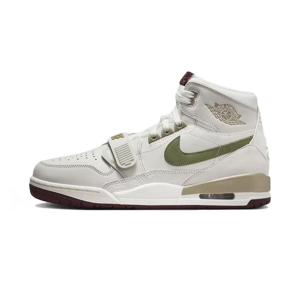 Jordan Legacy 312 Abrasion Resistant High top Vintage Basketball Shoes Men's White HF0745-131(Team652-312)