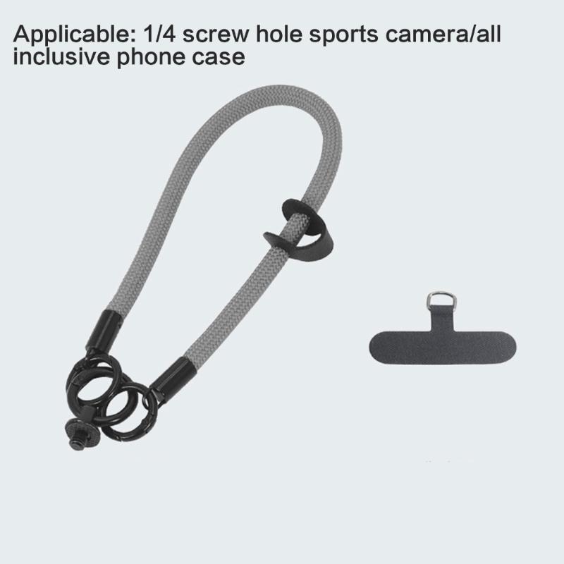 Schnellverschluss Sicherheitsband Verstellbares Halsband Atmungsaktive Handgelenkschlaufen Anordnungslösung Geeignet für Sportkameras