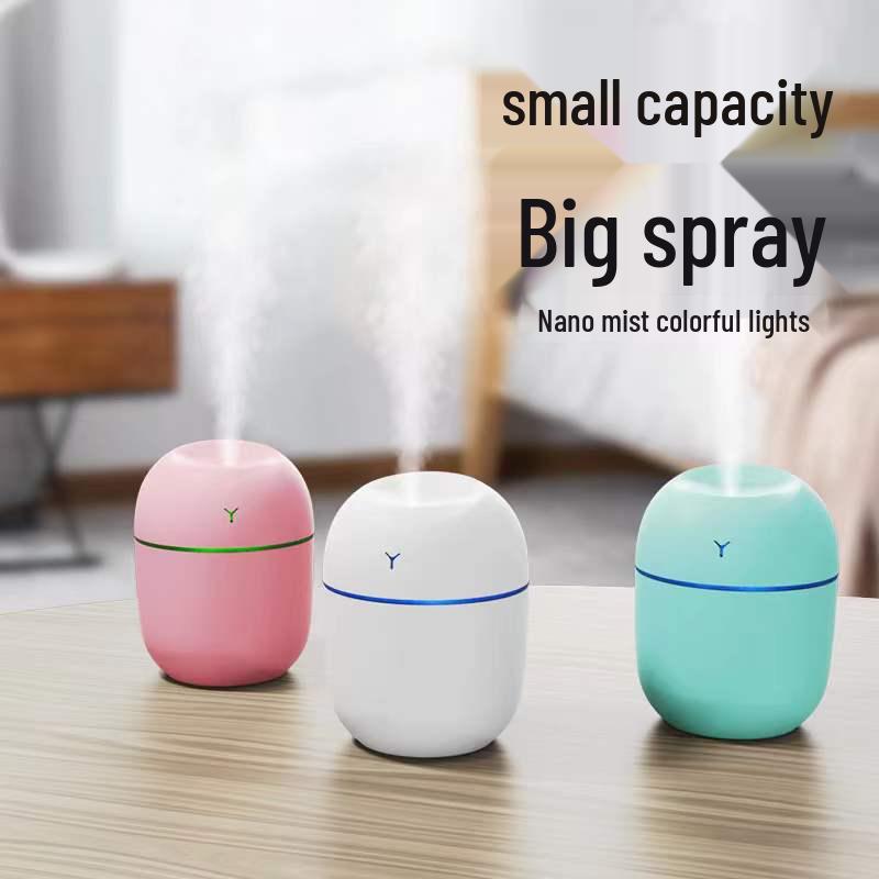 Mini USB Silent Mist Humidifier - Second Gen Egg-Shaped Car Air Diffuser Gift