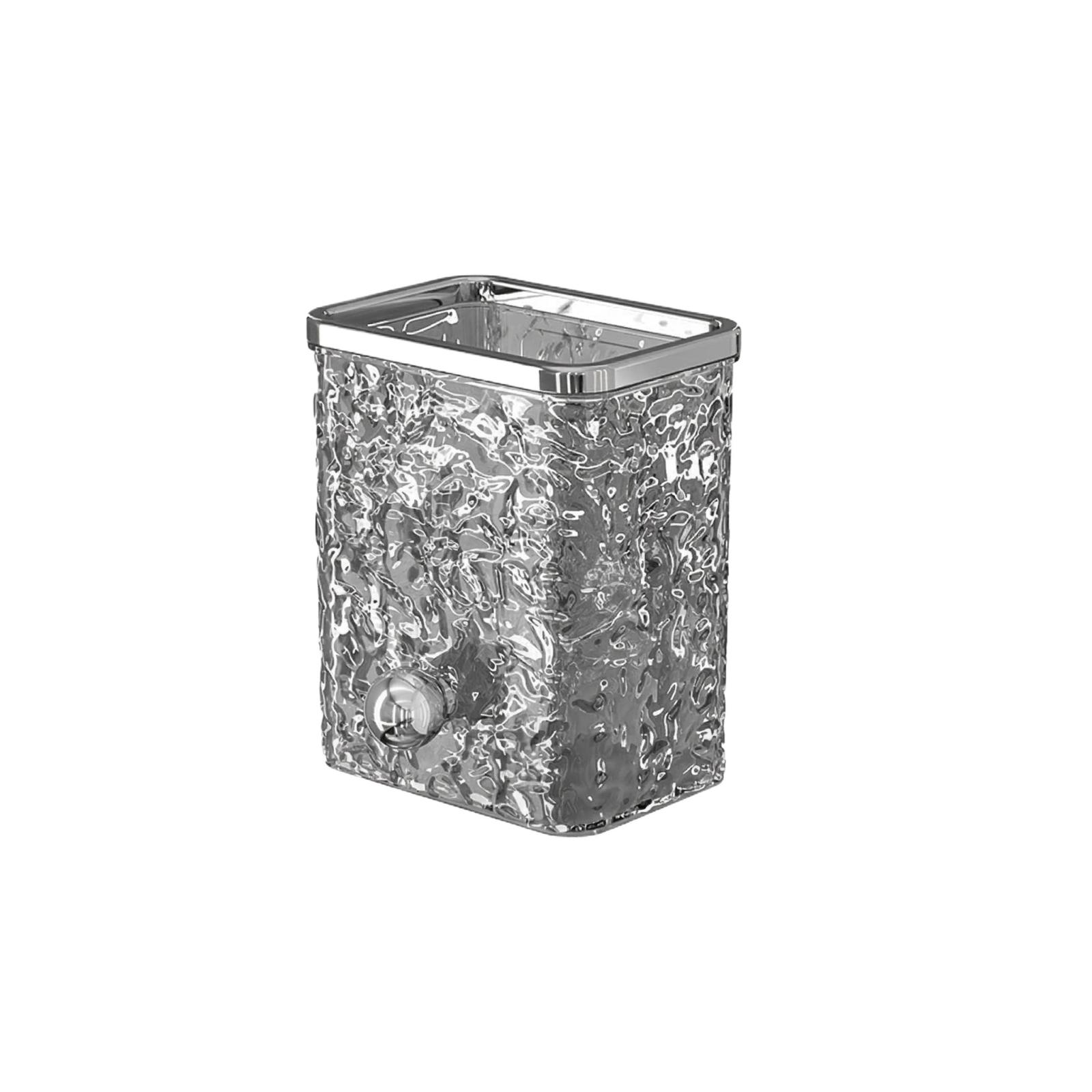 

Wall Mounted Bathroom Storage Box with Textured Surface and Dispenser for Efficient Space Organization and Easy Access to Essentials One Size