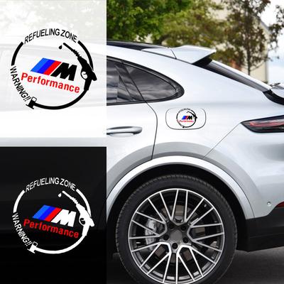 Vinylové reflexné nálepky na uzáver palivovej nádrže, odznaky na auto, príslušenstvo pre M E34 E36 E60 E90 E46 E39 E70 F10 F20 F30 X5 X6 X1 M3 M5 M6 E71 F01 F02