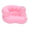Baby oppblåsbart sete Lekksikkert sammenleggbart innebygd gasspumpe PVC spedbarnsstøtte oppblåsbar stol