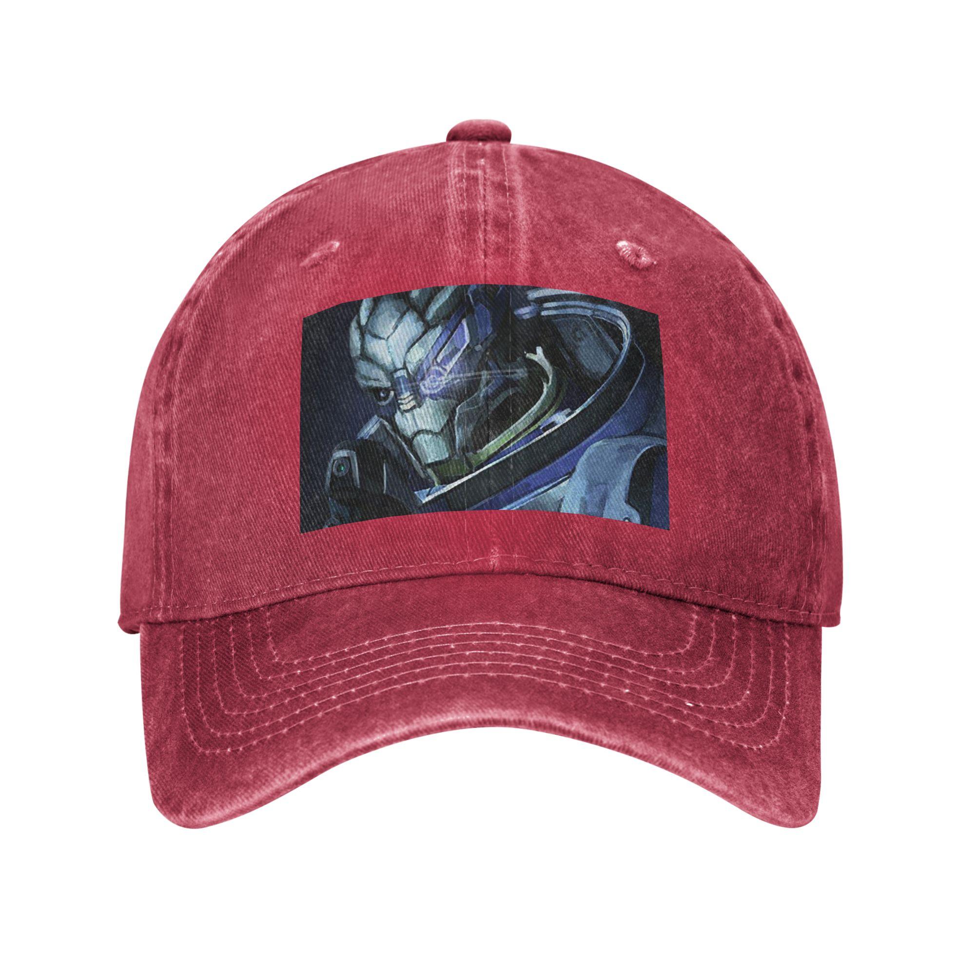 

Гаррус Вакариан Mass Effect Видеоигра Видеоигра Мем Космическая Джинсовая Кепка Повседневные Бейсболки Регулируемая Кепка Унисекс Бейсболки One Size
