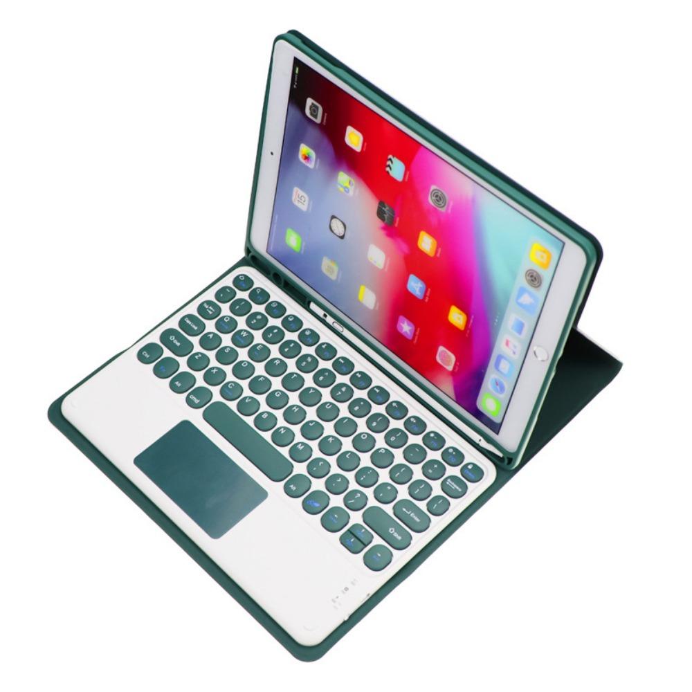 For iPad 11 Leather Case with Detachable Bluetooth Keyboard Touch Control for 10.9 10.2 Inch Tablet Mouse