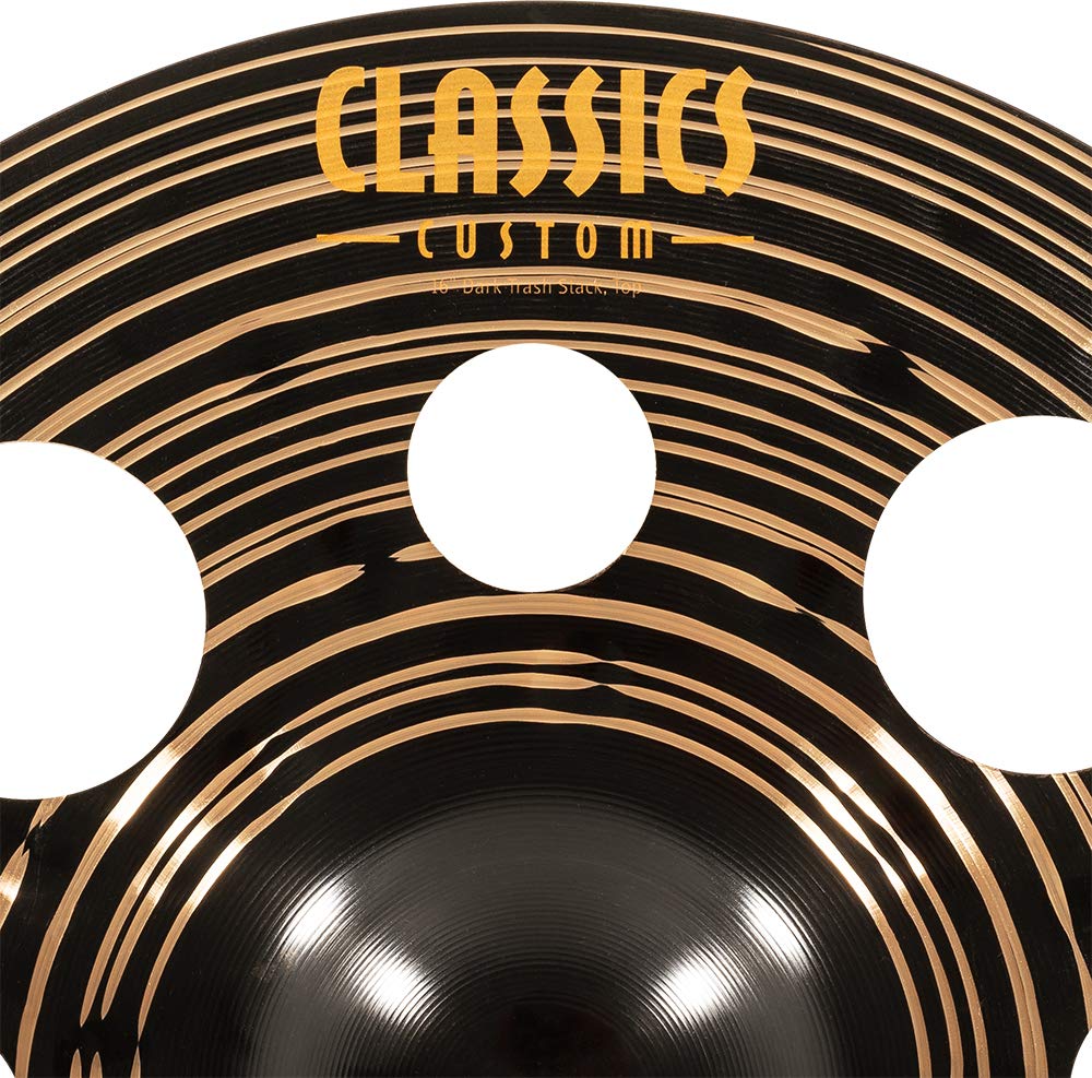 MEINL Cymbals Classics Custom Dark Series Stack Cymbals Trash Stack 16" CC-16DASTK []