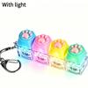 Led Keyboard Button Stress Relief Toy Decompression Keychain Anti-Stress Keyboard Fingertip Key Cap Pendant Antistress Toy