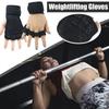 Half Finger Weight Training Gloves for Men Women Fitness Sports Wrist Palm Protector Gloves Anti-slip Gym Cycling Gloves Black