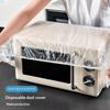 50Pcs Disposable Plastic Dust Cover Elastic Transparent Waterproof Protective Bag For Kitchen Appliance Household Use