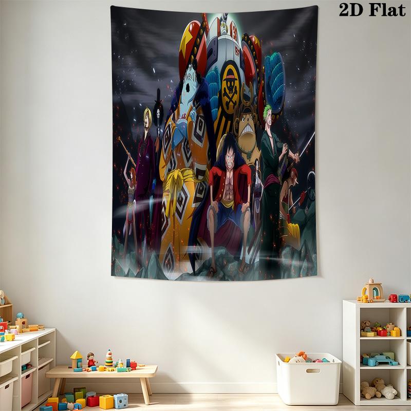 One Piece Tapestry Wall Tapestry Background Cloth Fashion Print Home Decor Soft Wall Covering Decoration