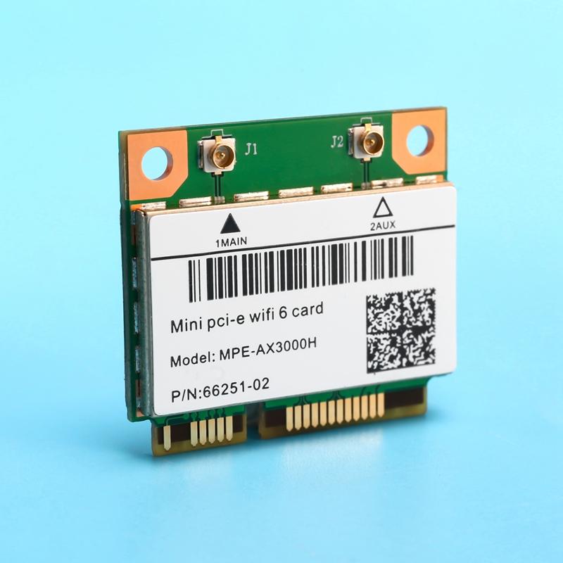 MPE AX3000H Dual Band WiFi 6 Card 802.11Ax Wireless Half Mini PCI E ...