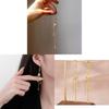 Geometric Star Drop Pendant Earrings For Women With Alloy Electroplating And Unique Style