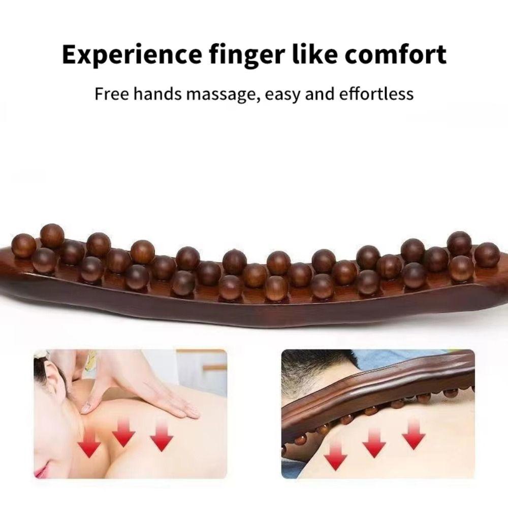 New 37 Beads Body Massaging Stick Relax Therapy Universal Acupoint Massager Handheld Massage Tool