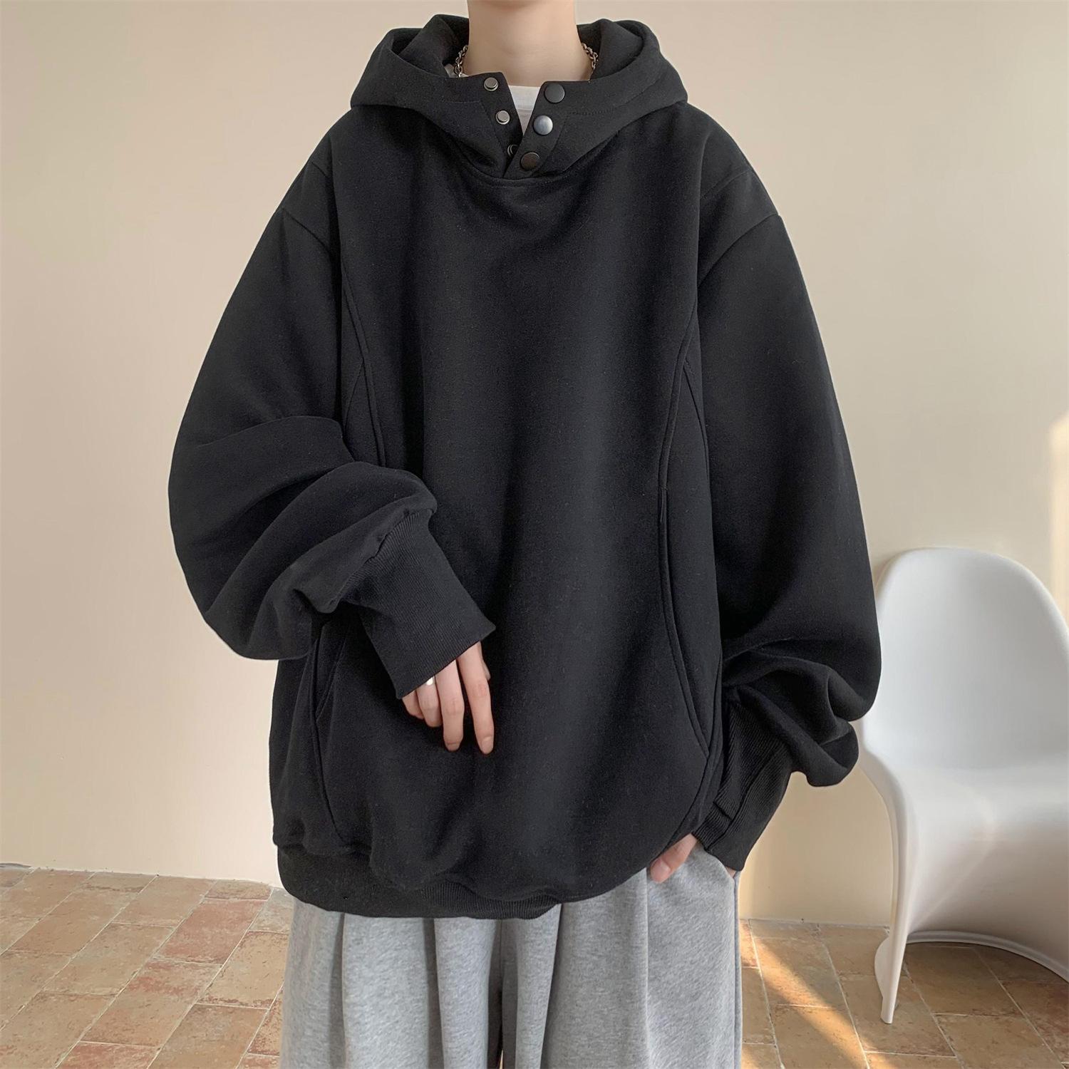 

Толстовка с капюшоном для мужчин, новый пуловер для пары на весну и осень, свободная повседневная толстовка с капюшоном, универсальная куртка для мужчин 2XL