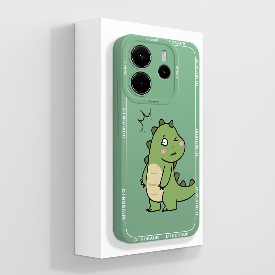 Per Custodia Telefono Redmi Note 14 4G Versione Europa Farfalla Funda Cover Posteriore Morbida in Silicone Liquido Per Protezioni Telefono Redmi Note14
