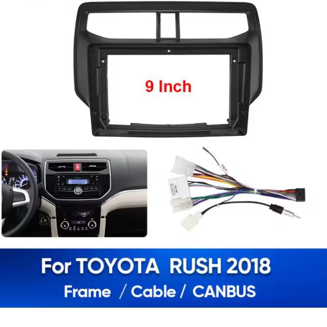 Multifunctional Frame for 2018 Toyota Rush Large-Screen Android Navigation and Audio-Visual Panel. Power Cable