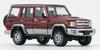 BM Creations Toyota Land Cruiser LC76 Dark Red LHD Scale Model 1/64 (64B0347)