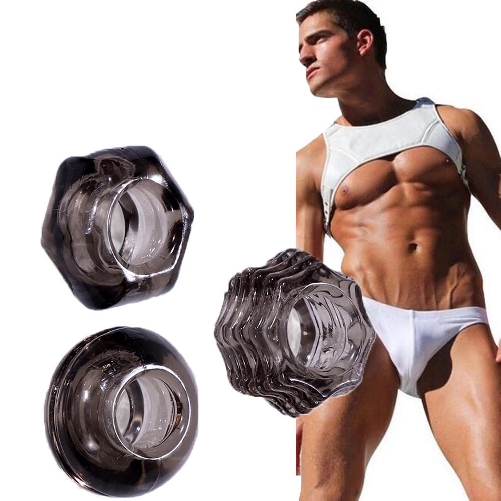 Couple Lover Sexy Play Games Ring Men Soft Silicone Time Delay Ring