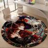 1PC Witch Skull Office Round Area Rug, Mat Suitable For Office, Under Office Chairs Bedroom Living Room Home Decor, Room Deco