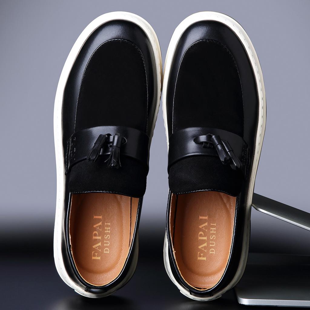 2025 men's loafers British style high-end men's shoes lazy one pedal business casual shoes trend versatile