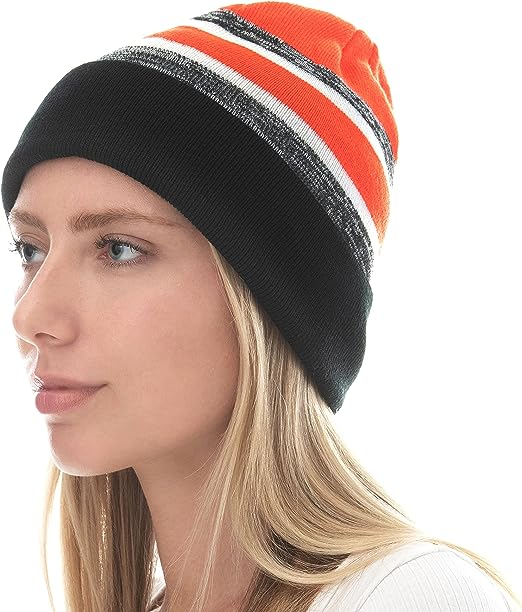 Custom Soft Cuff Pom Pom Stripe Knit Winter Beanie 3D Embroidered Skull Slouch Ski Hat Dot Plaid Character for Beach Business