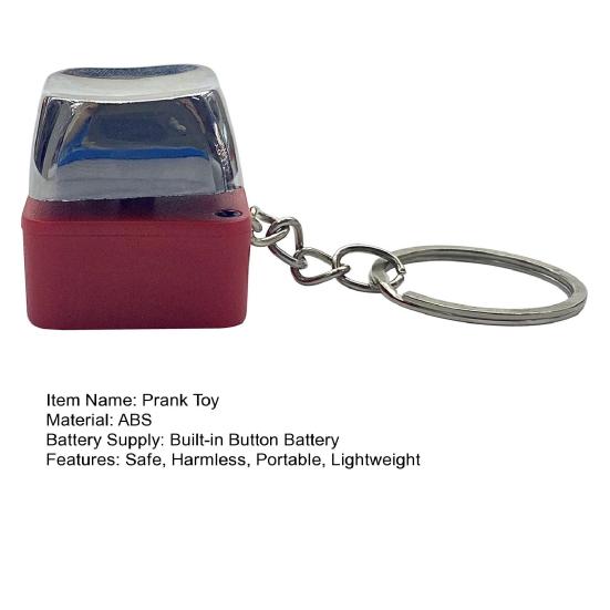 Przycisk do żartów z porażeniem elektrycznym Realistyczny dotyk Brelok Zawieszka Redukcja stresu