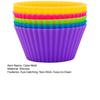 6 Stück Silikon Muffin Eierkuchen Backformen Antihaft Lebensmittelqualität Form für Ofen Mikrowelle & Gefrierschrank Leicht zu lösend Wiederverwendbare Kuchenform für Cupcakes Brot