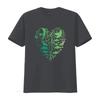 Aliens UFO Enthusiast lovers heart Unisex Women kids Abduction T shirt vintage Washed Top For Everyday Wear Unisex Breathable