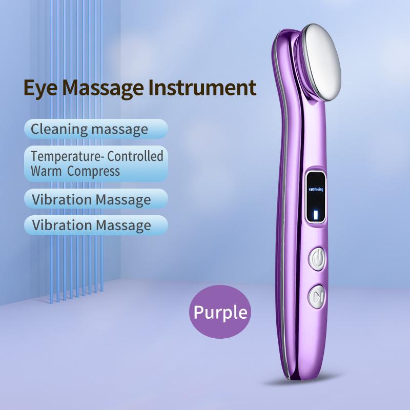 Portable Rechargeable Eye Massager Pen Adjustable Vibrating Massage to Relieve Eye Fatigue, An Essential Eye Care Tool.