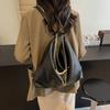 Textured large-capacity tote bag women's new fashion chain shoulder bag commuter backpack