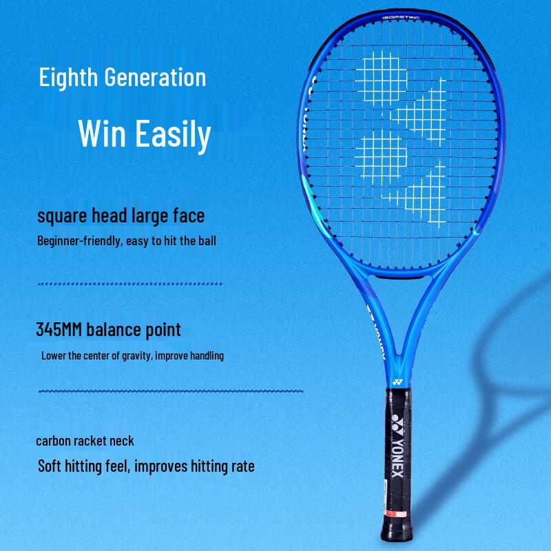Yonex EZONE 8. generacji Pełny Karbon Królewski Niebieski Rakieta Tenisowa