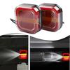 For Buses Brake Lights 12 24V Trailers 4cm Thickness 28 LEDs 3-5W Power 50,000 Hour Lifespan PC And Plastic Material