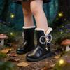 Modische Bequeme Schleife Warme Stiefel Für Kleine Mädchen