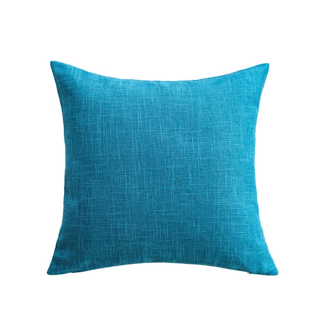 Linen Sofa Pillow Cover Bedside Cushion Living Room Cushion Chair Back Cushion Car Waist Pillow