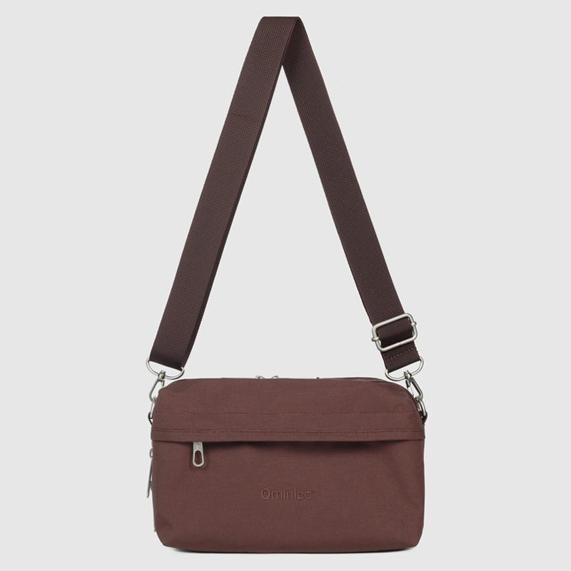 Black Waterproof Multifunctional Travel Passport Chest Bag - Portable, Large Capacity Crossbody Stroller Bag