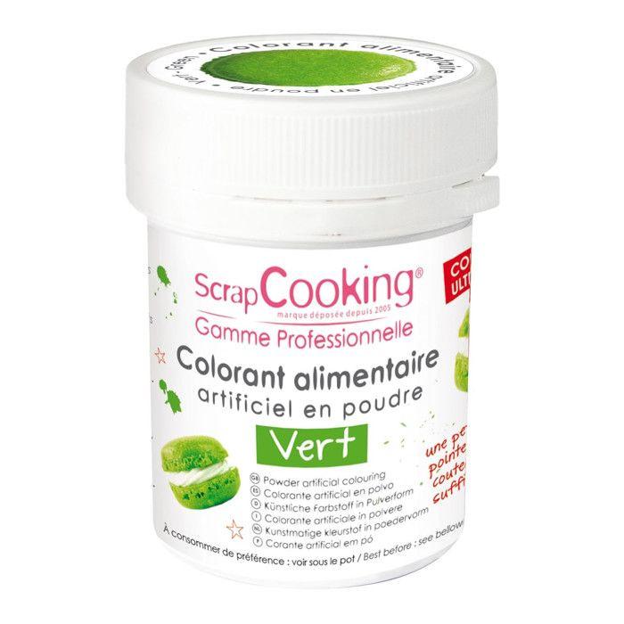 Colorant alimentaire (artificiel) Vert