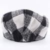 Men'S Autumn Thin Plaid Coarse Cloth Beret Outdoor Sunscreen Sun Hat Women'S Trend Forward Hat
