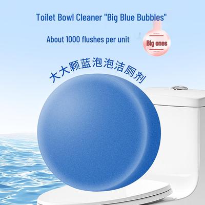 Chunfeng Modrá Bublinková Čistička a Osvěžovač Toalety - Odstraňovač Skvrn, Vodního Kamene, Moči (150 g, 12 tablet)