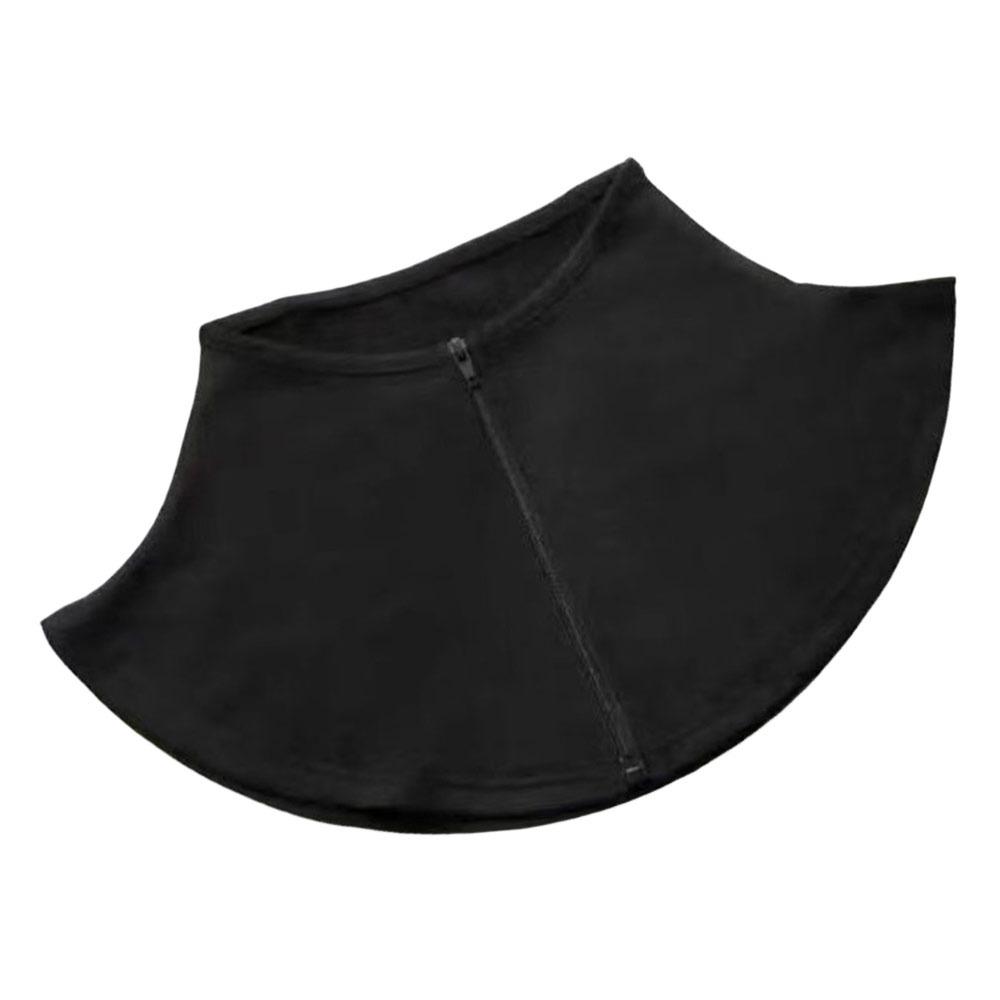 Nouveau Col Faux Col Zippé Protection Solaire Mince Faux Col Châle Foulard Rayé