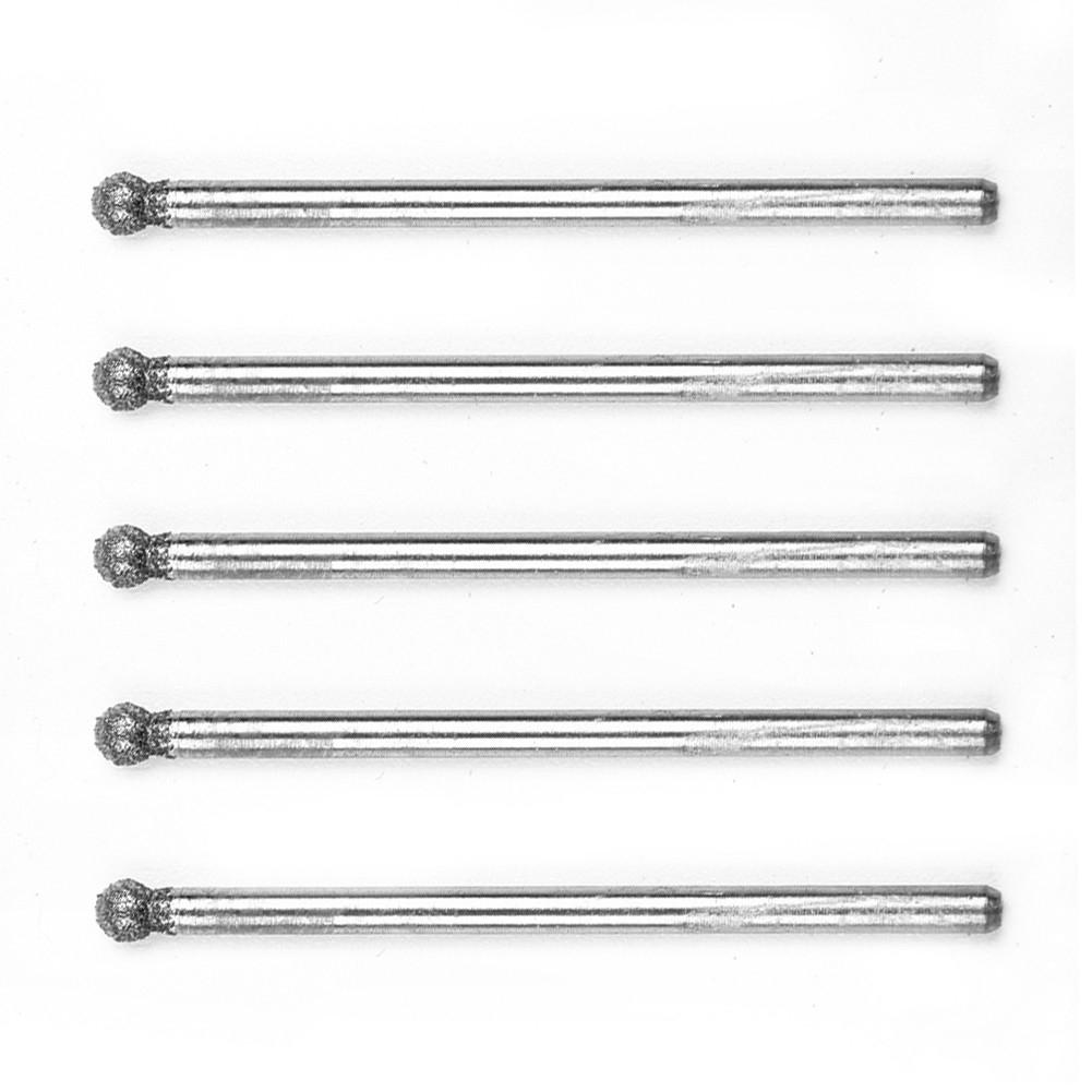 0 5mm to 3mm Spherical Burr Drill Bit Set for Glass and Stone Engraving