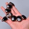 Natural Black Onyx Copper Handcrafted Chain Electroformed Sisters Gift Necklace V-84
