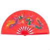62KD Chinese Kung Fu Fan for Chi Martial Arts Dragon Phoenix Plastic Handheld Fol