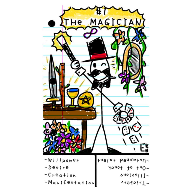 10.3*6cm Doddle Tarot