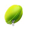 Round Earphone Storage Bag Composite Material Durable Zipper Design Portable Earbuds USB Cable Carrying Case Organizer Pouch