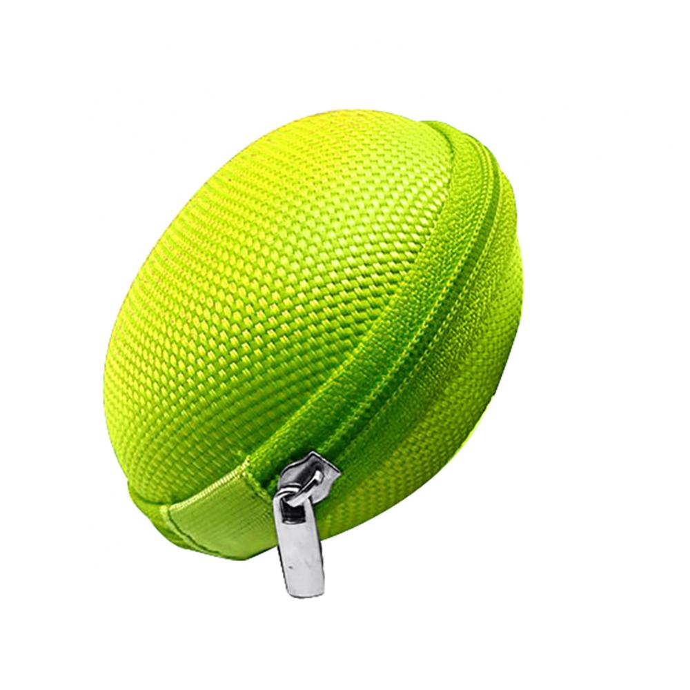 Round Earphone Storage Bag Composite Material Durable Zipper Design Portable Earbuds USB Cable Carrying Case Organizer Pouch